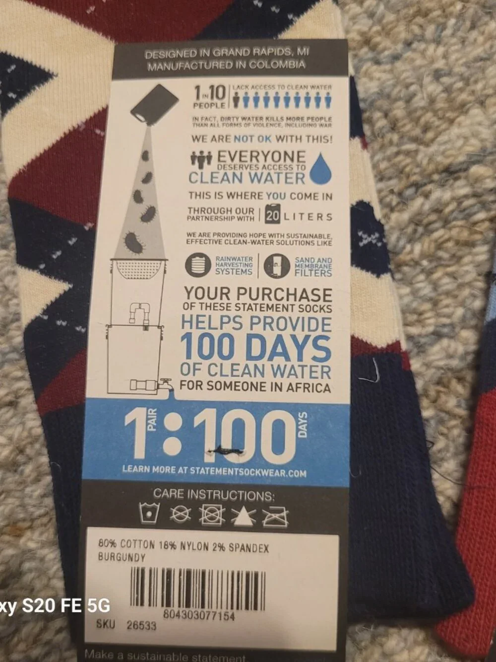 Two Pairs of Statement Sockwear